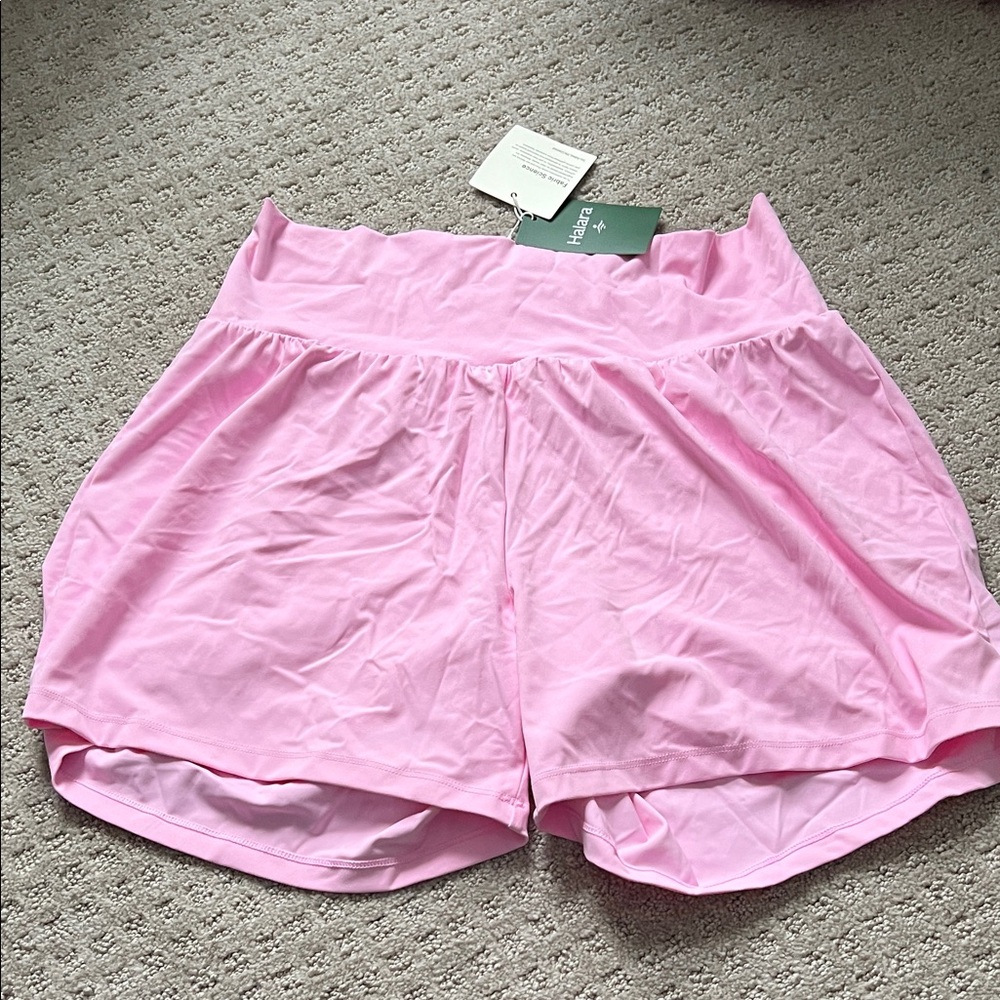 HALARA Soft Pink Women's Athletic Shorts